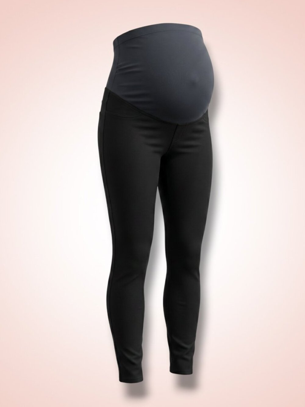 Spanx Mama Ankle Jean Maternity Leggings Over Belly Support L
